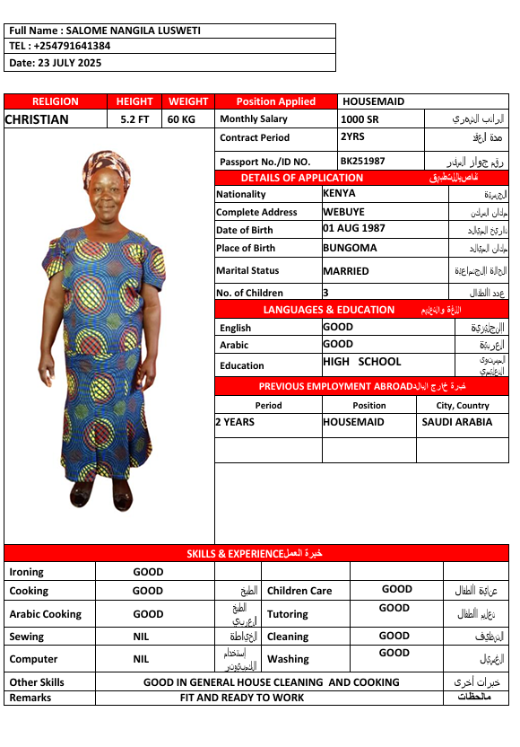 سالومي نانجيلا لوسويتي